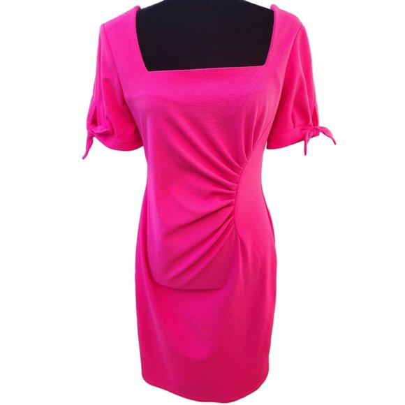 Luxury Designer Runway Cocktail Party Evening Elegant Glamour Bodycon Bow Dress - Picture 12 of 16